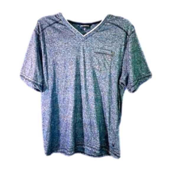 𝅺Distortion LG Short Sleeve Gray Tee - Picture 1 of 3